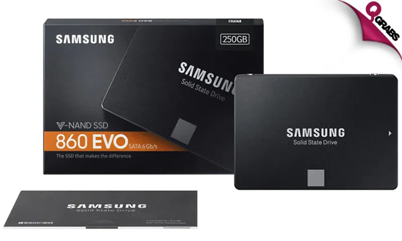 Samsung 860 EVO SATA 2.5" Internal SSD 250GB!